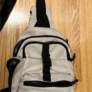 Gray Sling Bag